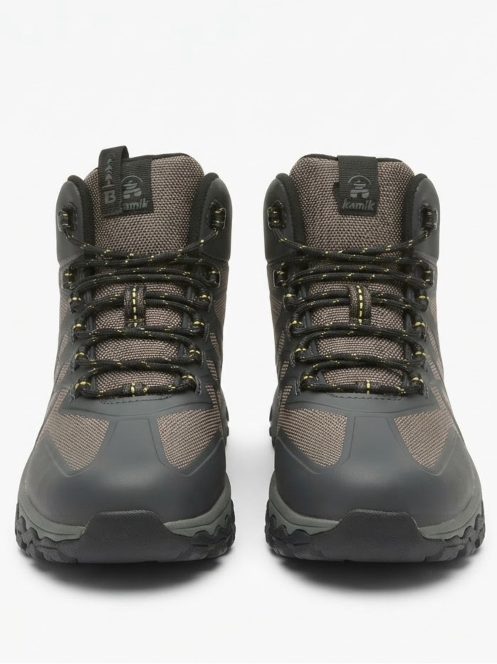 Bass Outdoor Hiking Boots Waterproof Trail Shoes Grey Brown Size 8